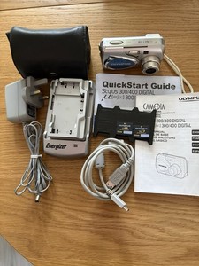 Olympus Stylus (Mju) 300 3.2MP Compact Digital Camera Silver