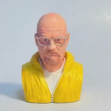 “Breaking Bad Walter White Heisenberg Bust Statue 3D Printed 5" Figure
