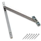 uPVC Door Restrictor 90 Degree Stainless Steel Arm Stay Hold Open French Doors