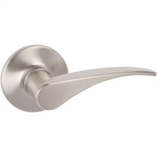 Contemporary Dayton Satin Nickel Right-Handed Dummy Door Lever
