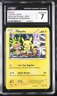 CGC 7 PIKACHU XY95 BREKPOINT PACK BLISTER PROMO POKEMON NEAR MINT