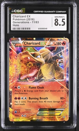 Charizard-EX graded CGC 8.5 for sale on eBay
