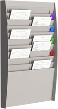 Image of Fast Paper - A4 Document Control Panel 20 Compartments Grey
