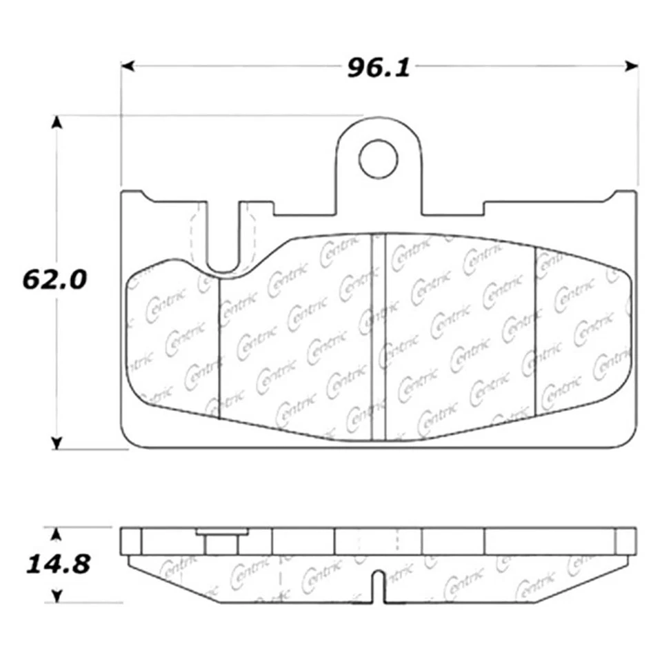 Front Rear Kit Brake Rotors & Ceramic Brake Pads Fits 2001-2006 Lexus LS430 - Image 3 of 4