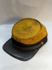 Civil War Confederate CSA Cavalry Johnny Reb Style Kepi Hat Cap With CSA Buttons