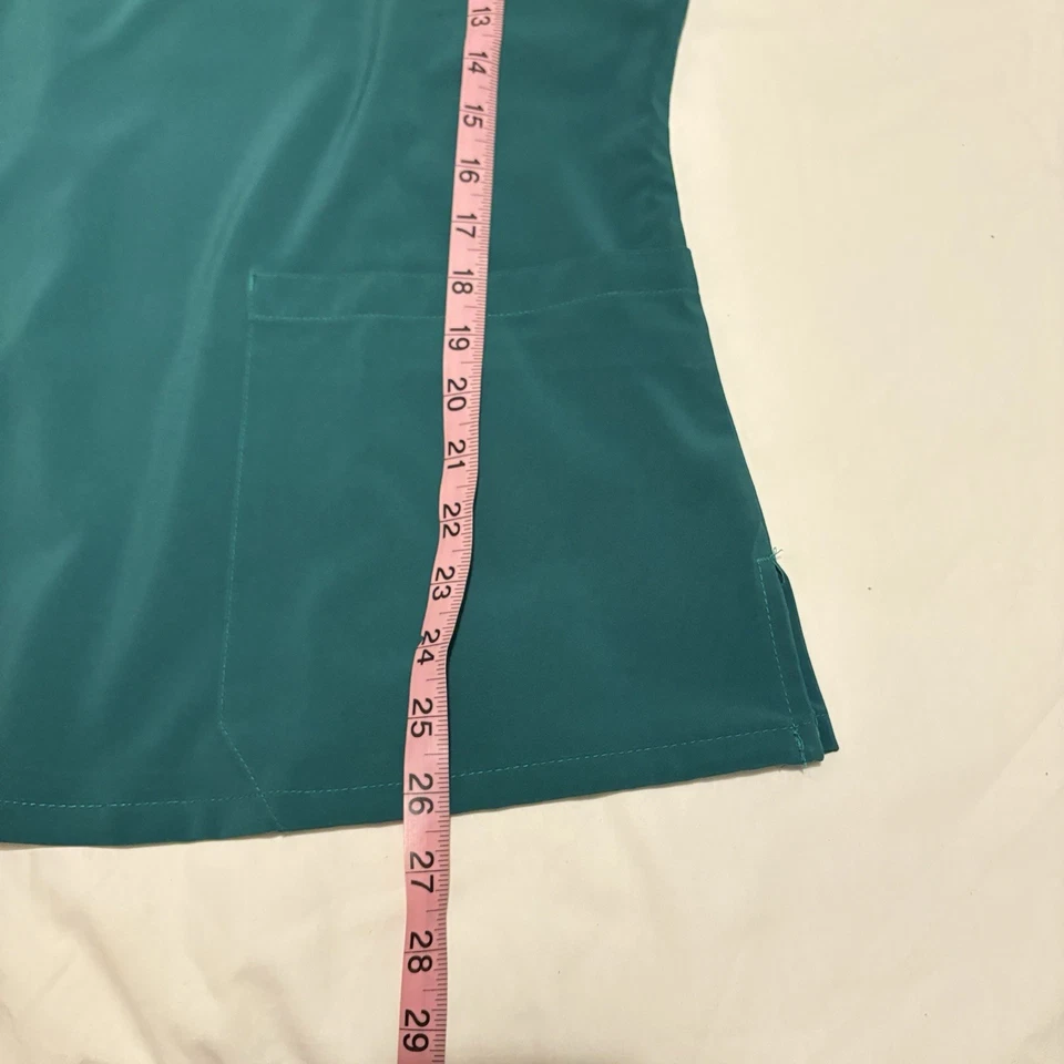 Blusa Médica Dickies EDS Essentials Cuello en V Enfermería DK615 Mediana HNPS Verde Foto 4 de 4