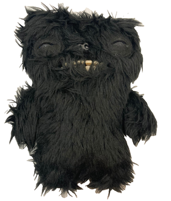 Fuggler Fart Face Talking Plush Monster Black Funny Ugly Toy Teeth