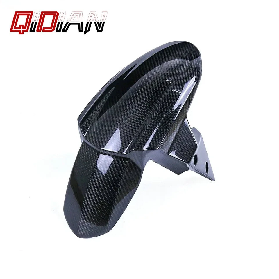 Carbon Fiber Motorcycle Front Fender Fairings For 2017-2025 Street Triple 765 RS Foto 3 de 4