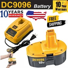 7.0AH 18Volt for Dewalt DC9096 DC9096-2 18V Battery / Charger DC9098 DC9099