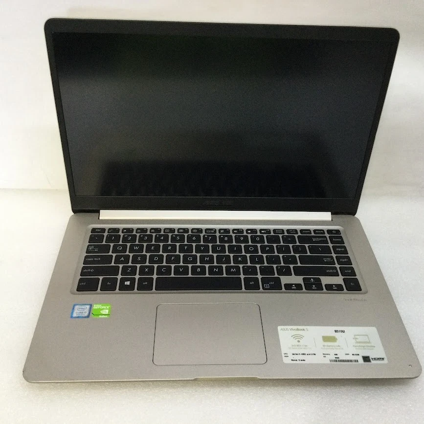 ASUS VivobooK S510U LAPTOP 15.6"i7-8550U 16GBRAM 256GBSSD 940MXGPU FHD HDMI W11 - image 2 of 4
