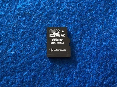 2017 LEXUS CT200h NAVIGATION NAV MAP MICRO SD OEM GENUINE 86271-78013 - Image 1 of 2