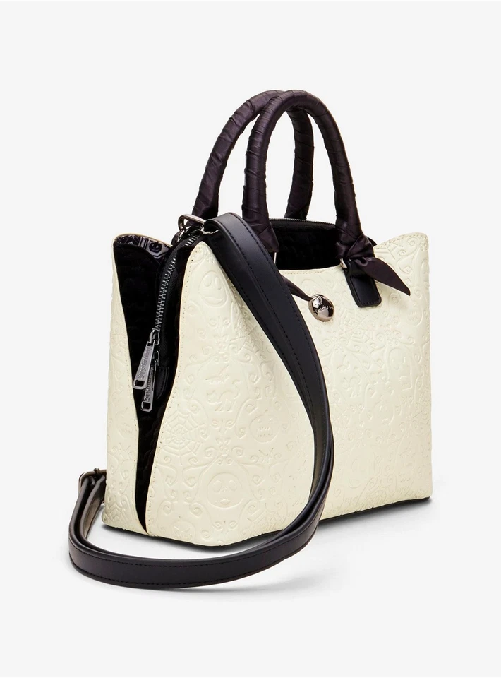 Bolso de Mano y Cartera NBC Acolchado Paisley Loungefly *JUEGO* Edición 10 Aniversario Foto 4 de 4