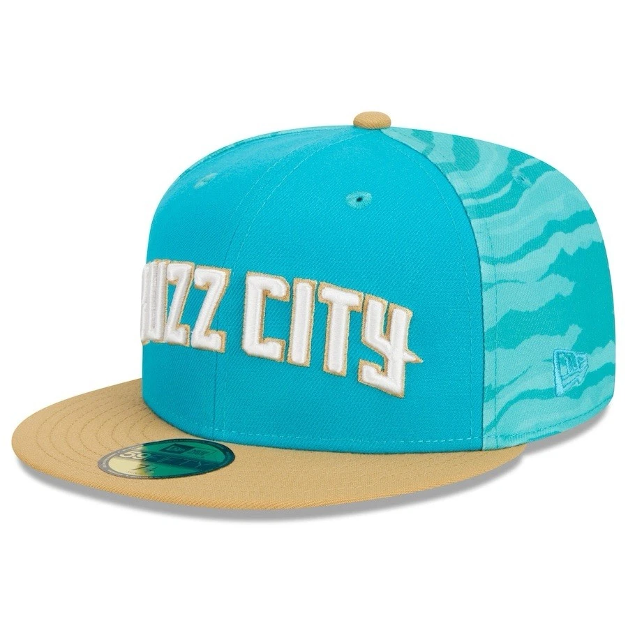 New Era 59FIFTY NBA Charlotte Hornets Fitted Hat Cap City Edition Men Size 7 1/2 - Image 3 of 4