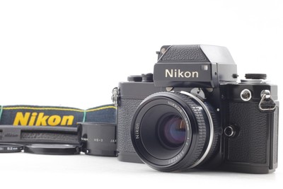[Exc+5] Nikon F2 Photomic Black 35mm Film Camera DP-1 Non Ai 50mm F2 From JAPAN
