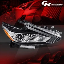 PASSENGER BLACK CLEAR OE STYLE PROJECTOR HEADLIGHT FOR 2016-2018 NISSAN ALTIMA