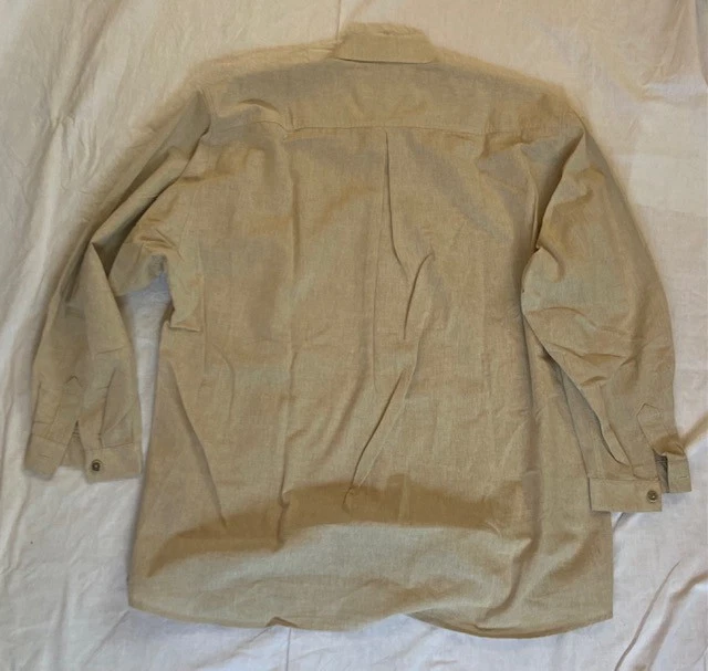 Arzberger Herrenhemd Gr.41 Beige Trachtenhemd Vintage Baumwolle XL - Bild 2 von 4