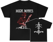 Mick Mars 1313 With Logo On Back unisex black Shirt S-3XL QW3487