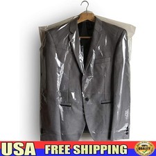 Transparent Clothing Storage Bags 100pcs Waterproof Dustproof PE 90cm x 60cm New