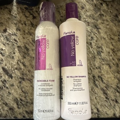 Fanola  NO YELLOW  Shampoo & Foam Conditioner Set