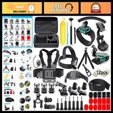 61-in-1 Action Camera Accessory Kit for GoPro, Insta360, DJI, AKASO, SJCAM - Ult