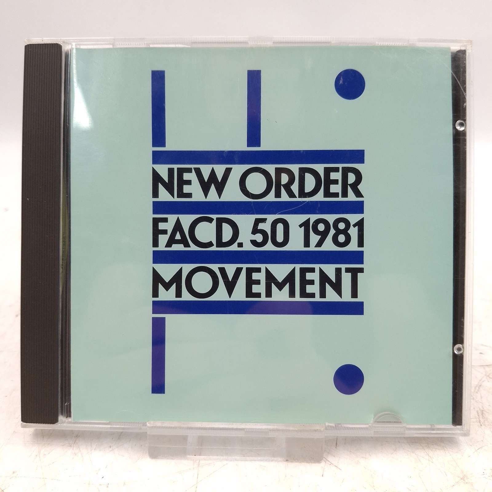 New Order – Movement CD Album 1981 Factory Records FACD 50 Peter Saville Design