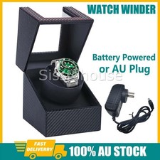Luxury Single Watch Winder Auto Rotating Watch Display Box Holder Case Gift
