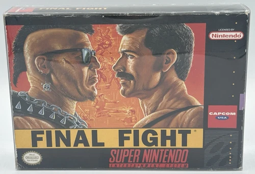 Final Fight SNES (Super Nintendo, 1991) CIB Complete TESTED