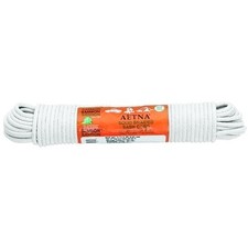 Interlocked Sash Cord, 800 lb Capacity, 100 ft, Cotton, White Samson Rope