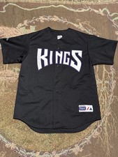 Vintage Sacramento Kings Baseball Jersey L