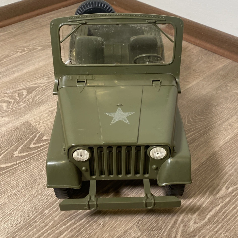 Marx M38A1 US Army Jeep Willys Jeep No. 4540 Vintage Toy 1960s - Image 2 of 4