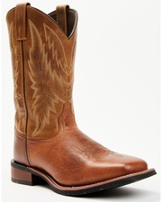Laredo Men's Orleans Western Boot - Broad Square Toe Brown 8 D