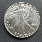 1988 USA American Eagle Bullion $1 Liberty Dollar 1oz Troy 999 Fine Silver Coin