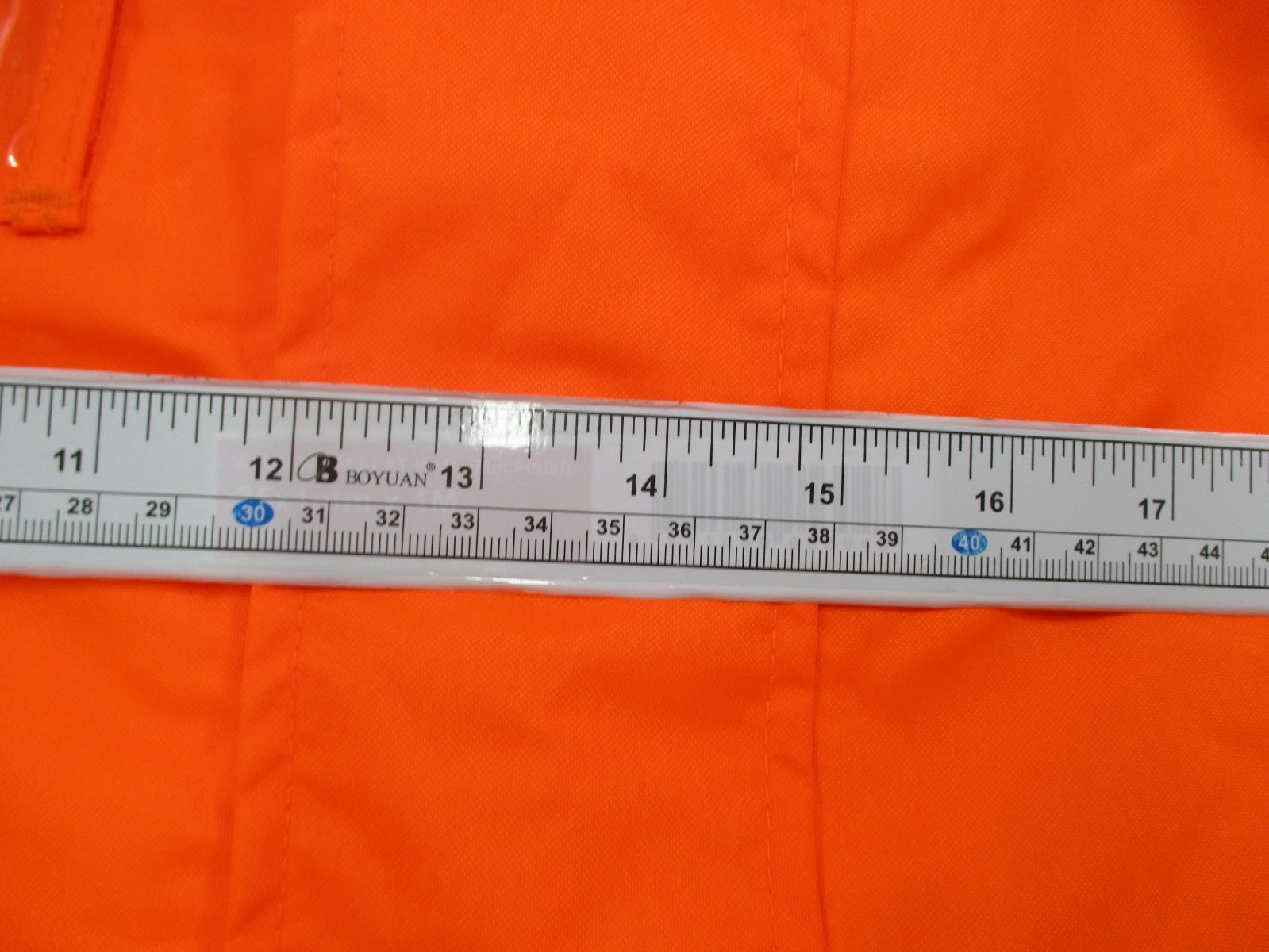 Bisley Tradie Jacket Large Long Sleeve Orange Blue Wet Weather Wear Zip Up - product detail image 8