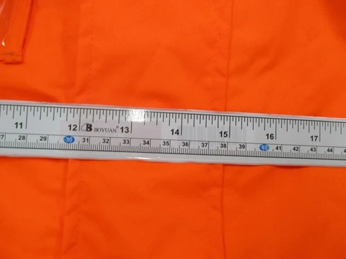 Bisley Tradie Jacket Large Long Sleeve Orange Blue Wet Weather Wear Zip Up image 8