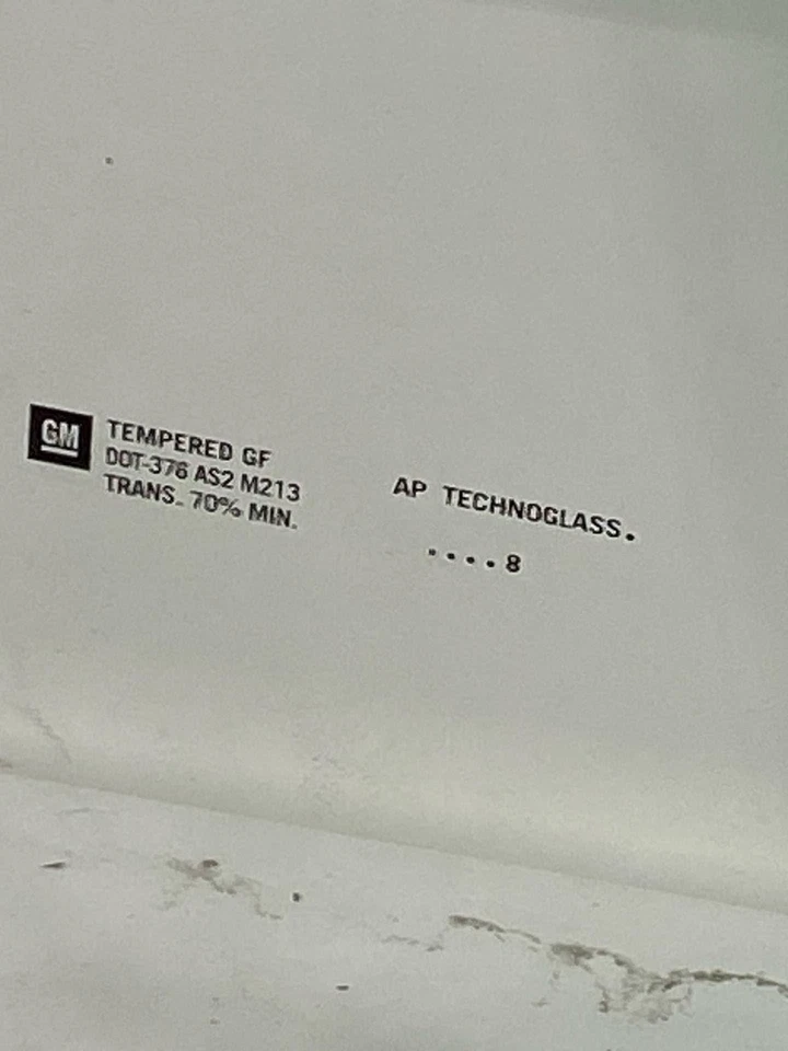 04 05 06 07 08 09 10 11 12 CHEVY COLORADO Front Door Glass/window Right - Image 2 of 2