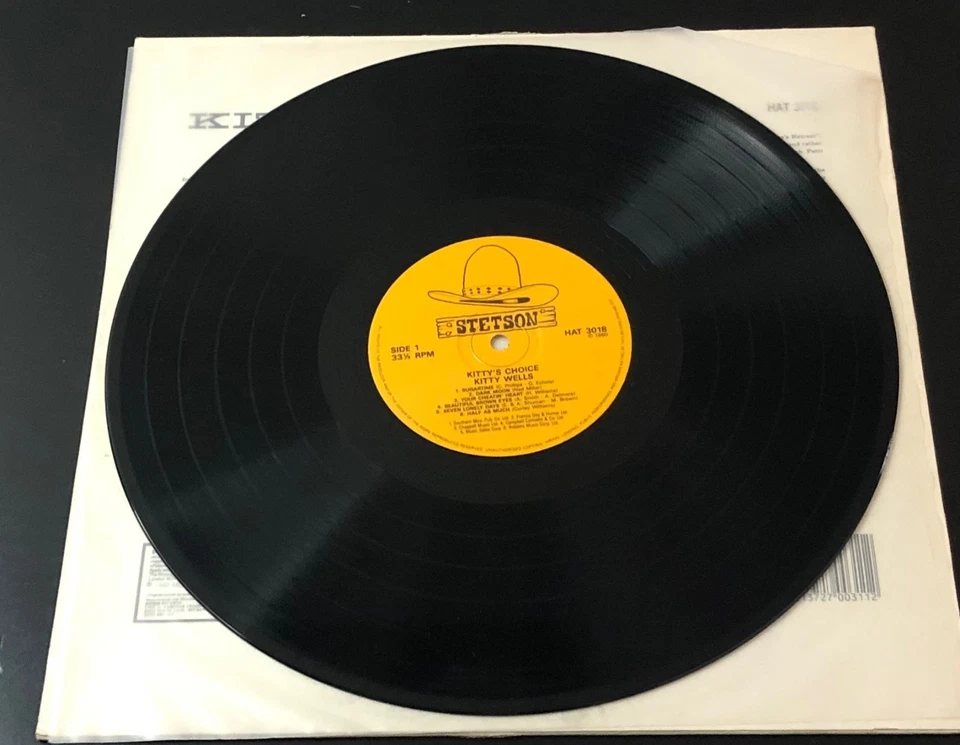 Kitty Wells Kitty's Choice Vinyl LP Record 1961 Stetson HAT 3018 UK Reissue - Image 4 of 4
