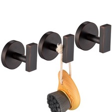 Robe Hook Bath Towel Hooks Stainless Steel Oil Rubbed Bronze 3 PCS