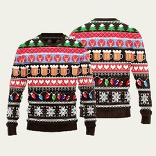 Funny Christmas Beer Ugly Christmas Sweater
