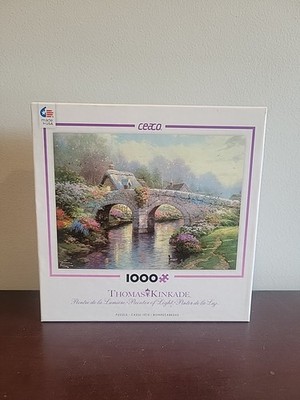 Blossom Bridge Thomas Kinkade 1000 piece Jigsaw Puzzle by Ceaco