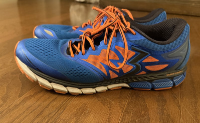 361 Degrees Strata 2 Mens Running Shoes Sneakers Size 10.5 Blue Orange