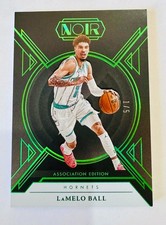Lamelo Ball 2024-25 Panini Noir Association Green 01/05 Jsy # Colour Match