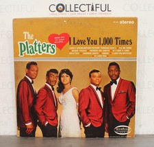 PLATTERS - I LOVE YOU 1,000 TIMES - MUSICOR 1966 VG VINYL LP RECORD