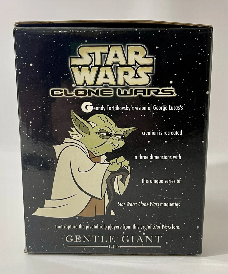 Maqueta busto Yoda 5850/7500 EE. UU. Gentle Giant Studios YODA Star Wars Clone Wars Clone Wars Foto 4 de 4
