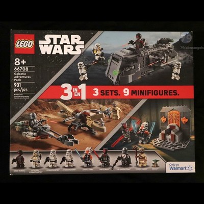 LEGO Star Wars Galactic Adventures Pack 66708 3 In 1 New Sealed NISB Damaged Box
