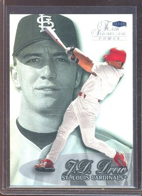 J.D. Drew 1999 Flair Showcase Row 3 # 6