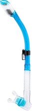 Cressi Supernova Dry Dry Snorkels, Translucent Aquamarine