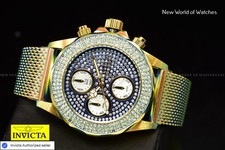 Invicta Women Pro Diver 399 Crystal Chronograph Quartz Dial FIRE AMBER Watch