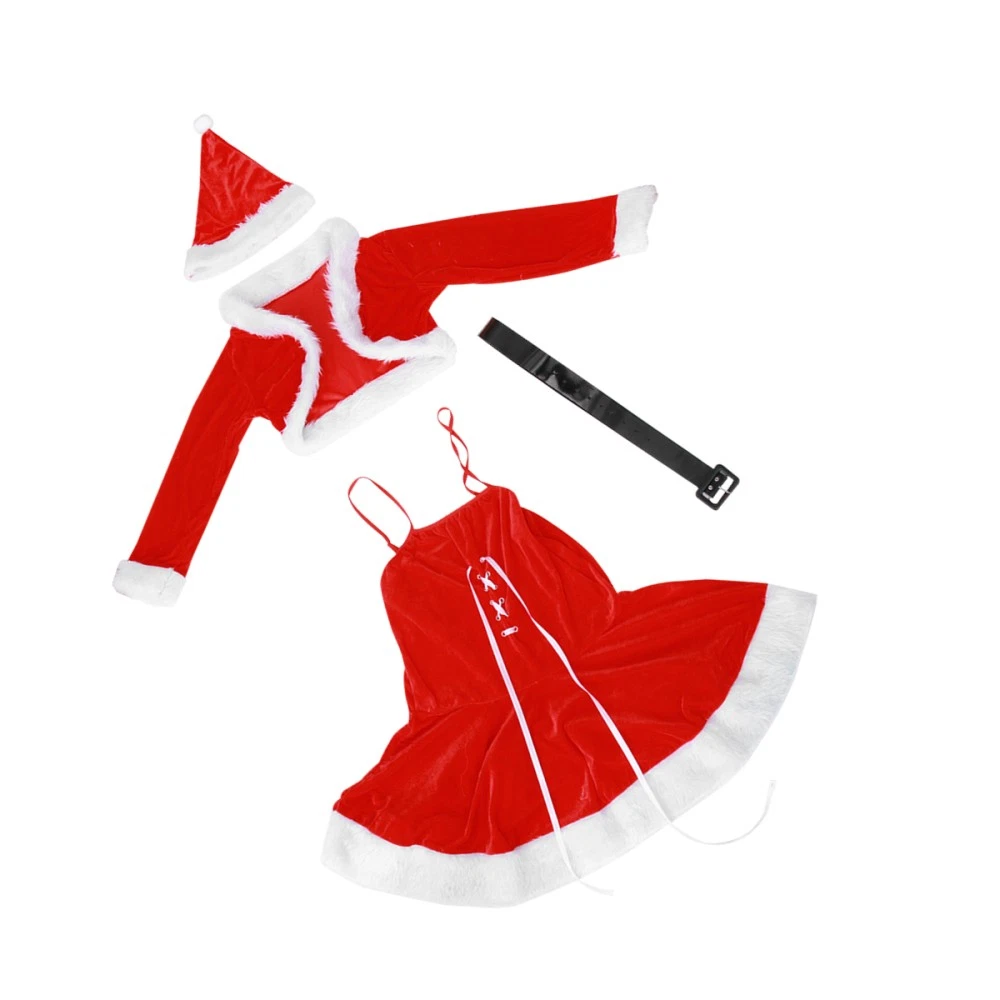 VETEMENTS Costumi Babbo Natale Cosplay Abbigliamento Abiti Natalizi per Donna