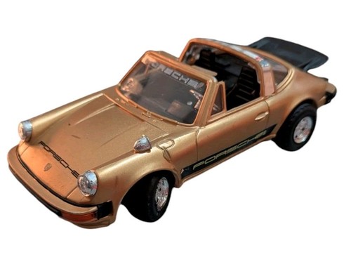 Vintage New Bright Porsche 911 Targa RC Car Copper Bronze Parts Repair - Picture 10 of 14