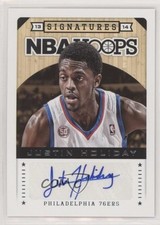 2013-14 NBA Hoops Signatures Justin Holiday #48 Auto s3g